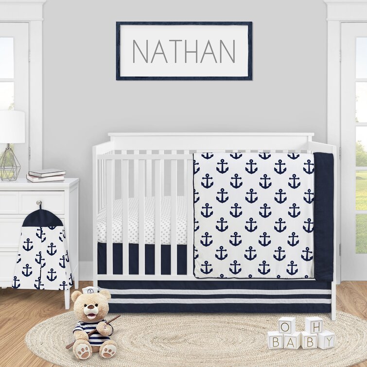 Nautical baby hot sale bedding crib sets